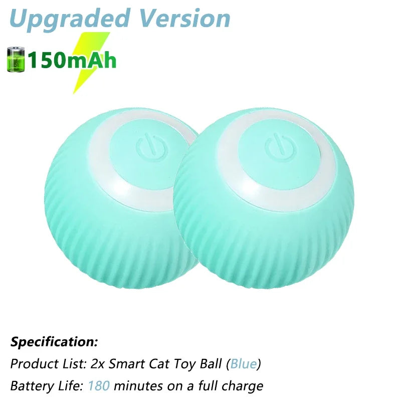 Electric Interactive Rolling Ball for Cats - Smart Automatic Toy and Game Accessory