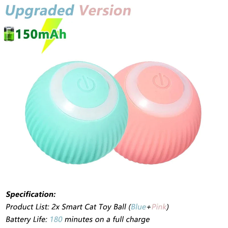 Electric Interactive Rolling Ball for Cats - Smart Automatic Toy and Game Accessory