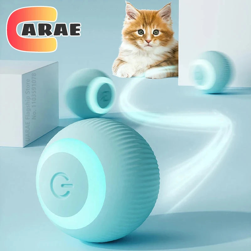 Electric Interactive Rolling Ball for Cats - Smart Automatic Toy and Game Accessory