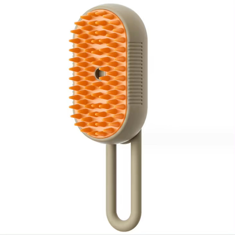 Electric Pet Spray Comb for Cats and Dogs - One-Key Spray Hair Removal and Massage Brush for Effective Grooming