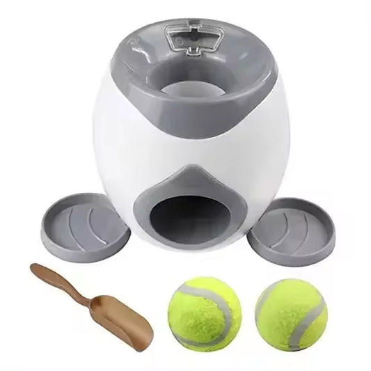 Automatic Tennis Ball Launcher for Medium Dogs - Interactive Training Smart Feeder
