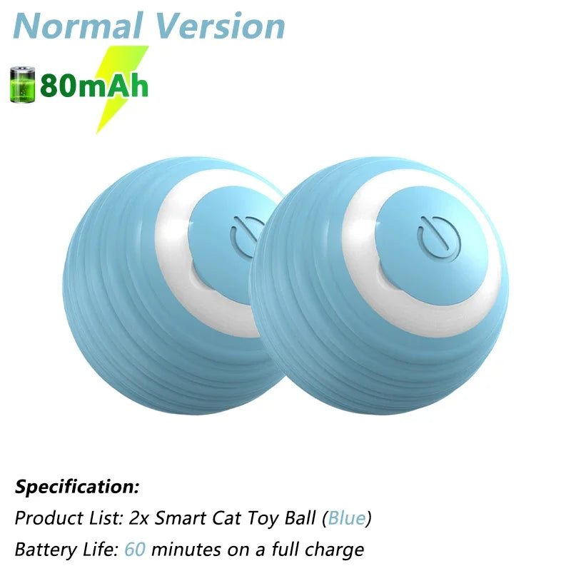 Electric Interactive Rolling Ball for Cats - Smart Automatic Toy and Game Accessory