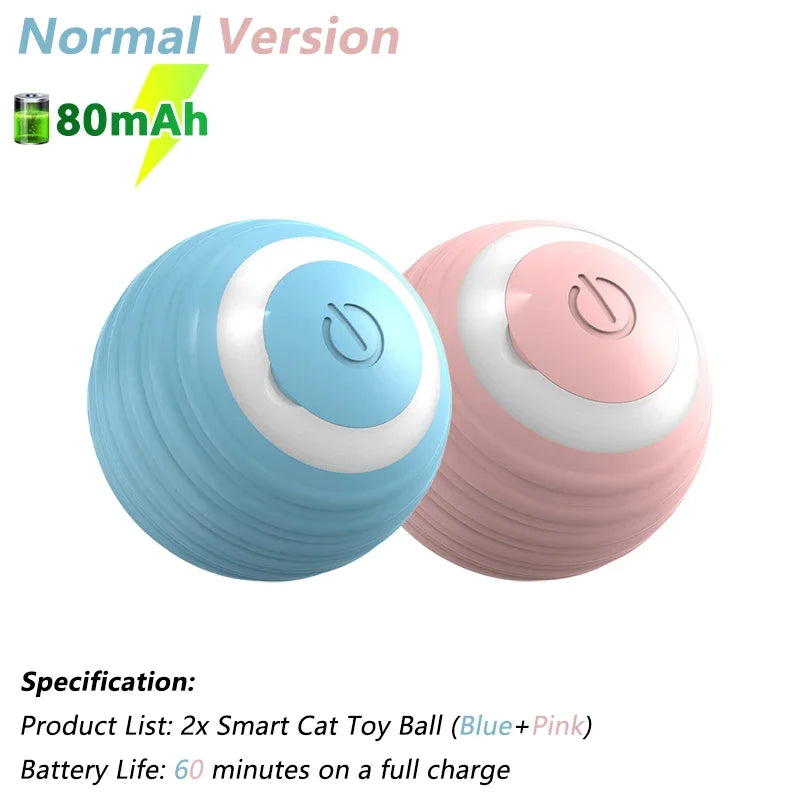 Electric Interactive Rolling Ball for Cats - Smart Automatic Toy and Game Accessory