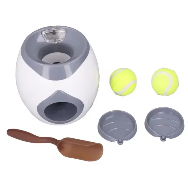 Automatic Tennis Ball Launcher for Medium Dogs - Interactive Training Smart Feeder