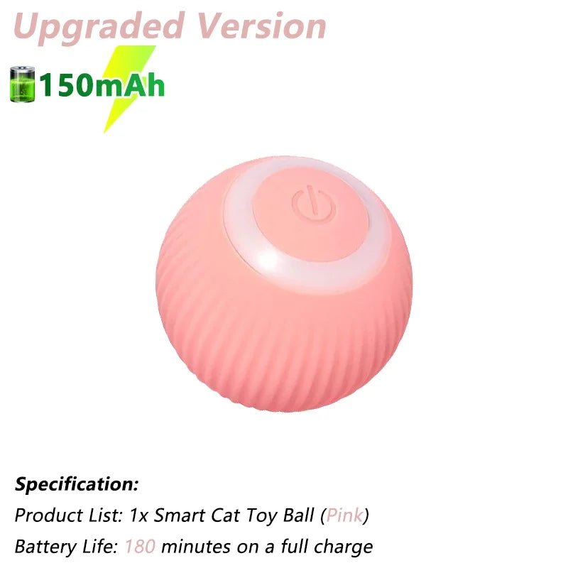 Electric Interactive Rolling Ball for Cats - Smart Automatic Toy and Game Accessory