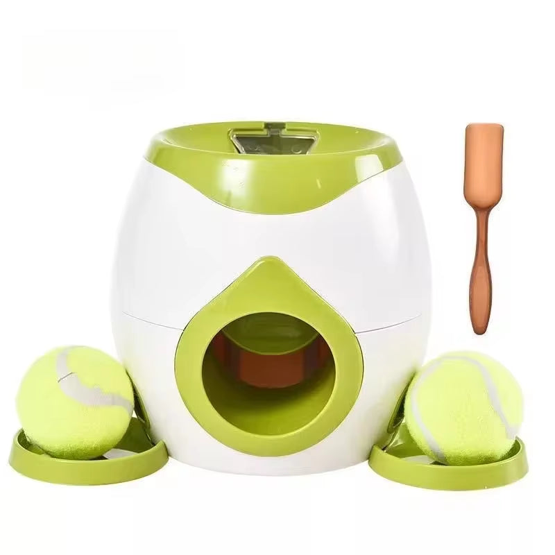 Automatic Tennis Ball Launcher for Medium Dogs - Interactive Training Smart Feeder